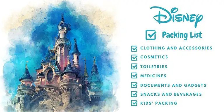 disney packing list