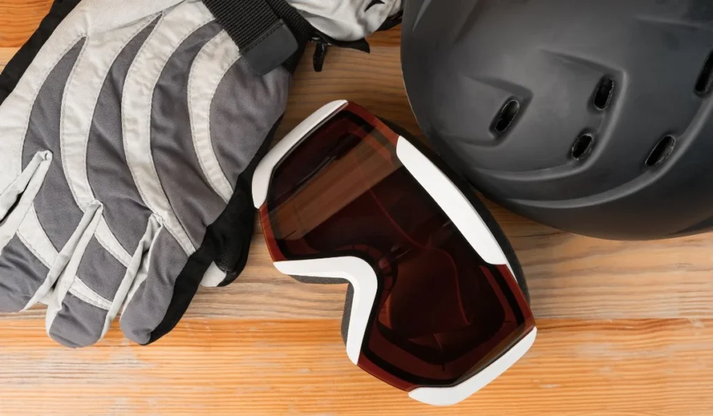 Ski Helmet and Goggles